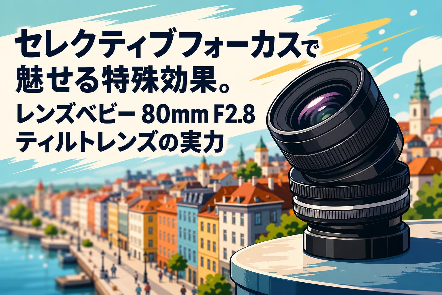 セレクティブフォーカスで魅せる特殊効果。レンズベビー 80mm F2.8 ティルトレンズの実力
