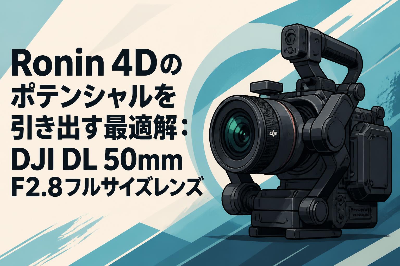 Ronin 4Dのポテンシャルを引き出す最適解：DJI DL 50mm F2.8フルサイズレンズ