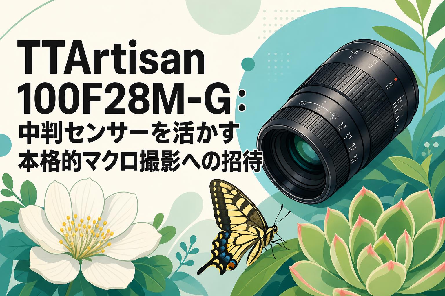 TTArtisan 100F28M-G：中判センサーを活かす本格的マクロ撮影への招待