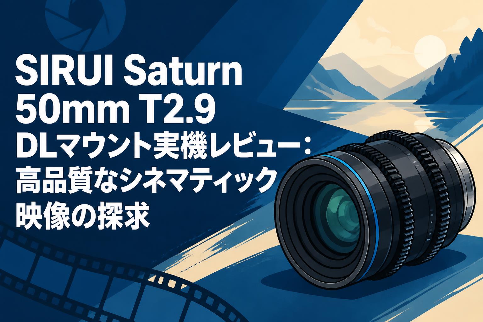 SIRUI Saturn 50mm T2.9 DLマウント実機レビュー：高品質なシネマティック映像の探求