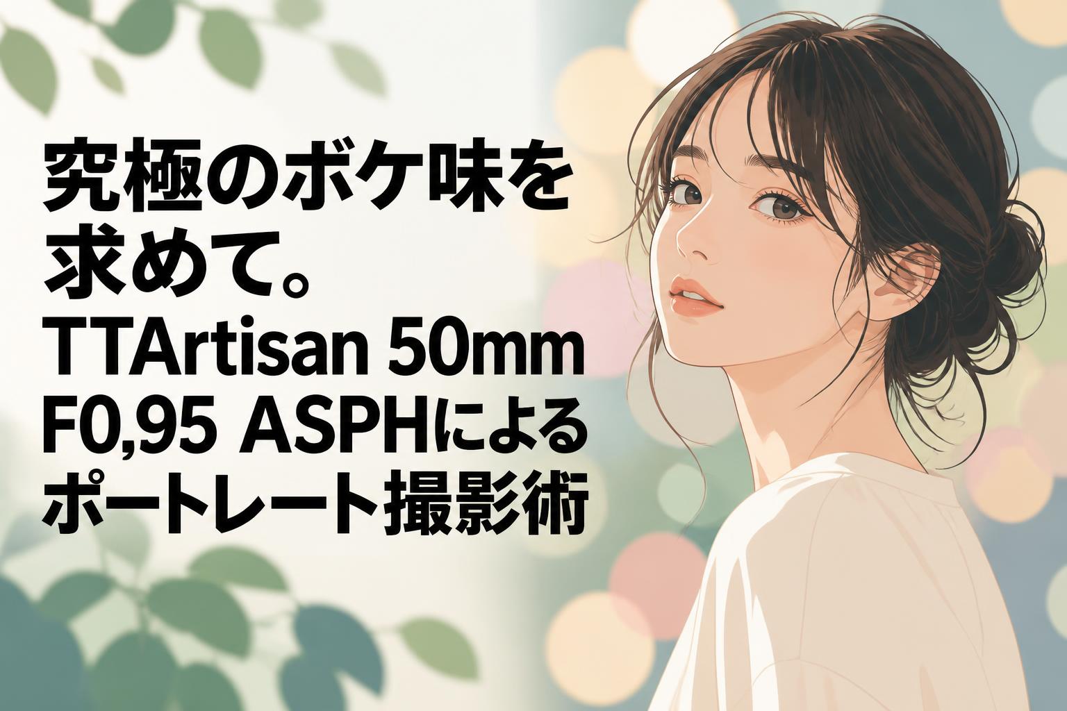 究極のボケ味を求めて。TTArtisan 50mm F0.95 ASPHによるポートレート撮影術