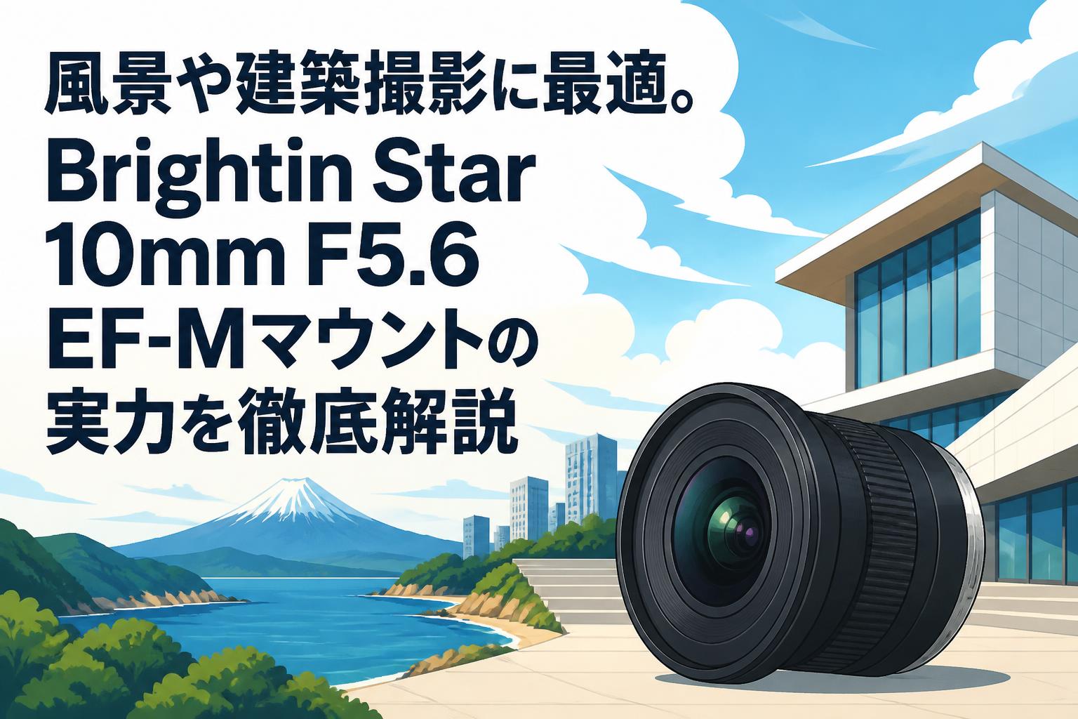 風景や建築撮影に最適。Brightin Star 10mm F5.6 EF-Mマウントの実力を徹底解説
