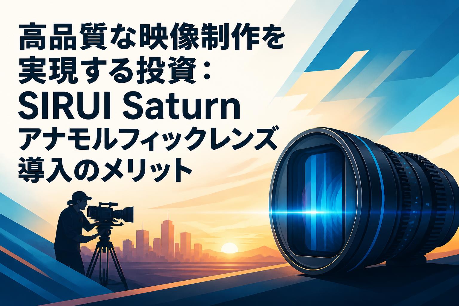 高品質な映像制作を実現する投資：SIRUI Saturnアナモルフィックレンズ導入のメリット