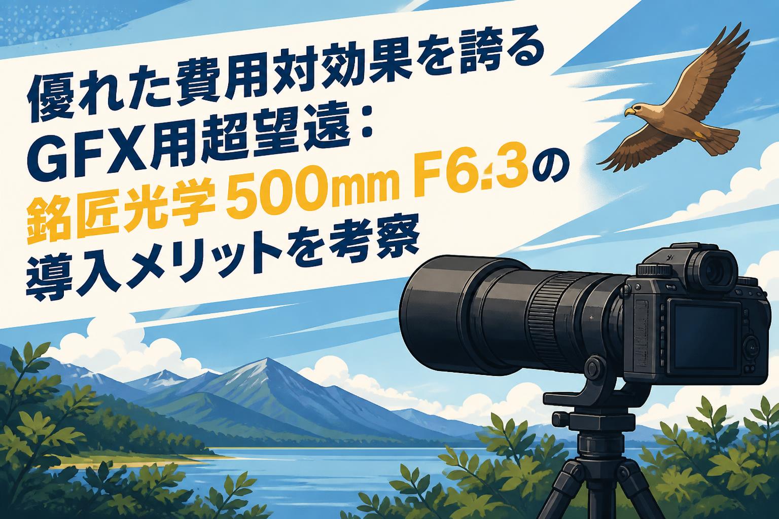 優れた費用対効果を誇るGFX用超望遠：銘匠光学 500mm F6.3の導入メリットを考察