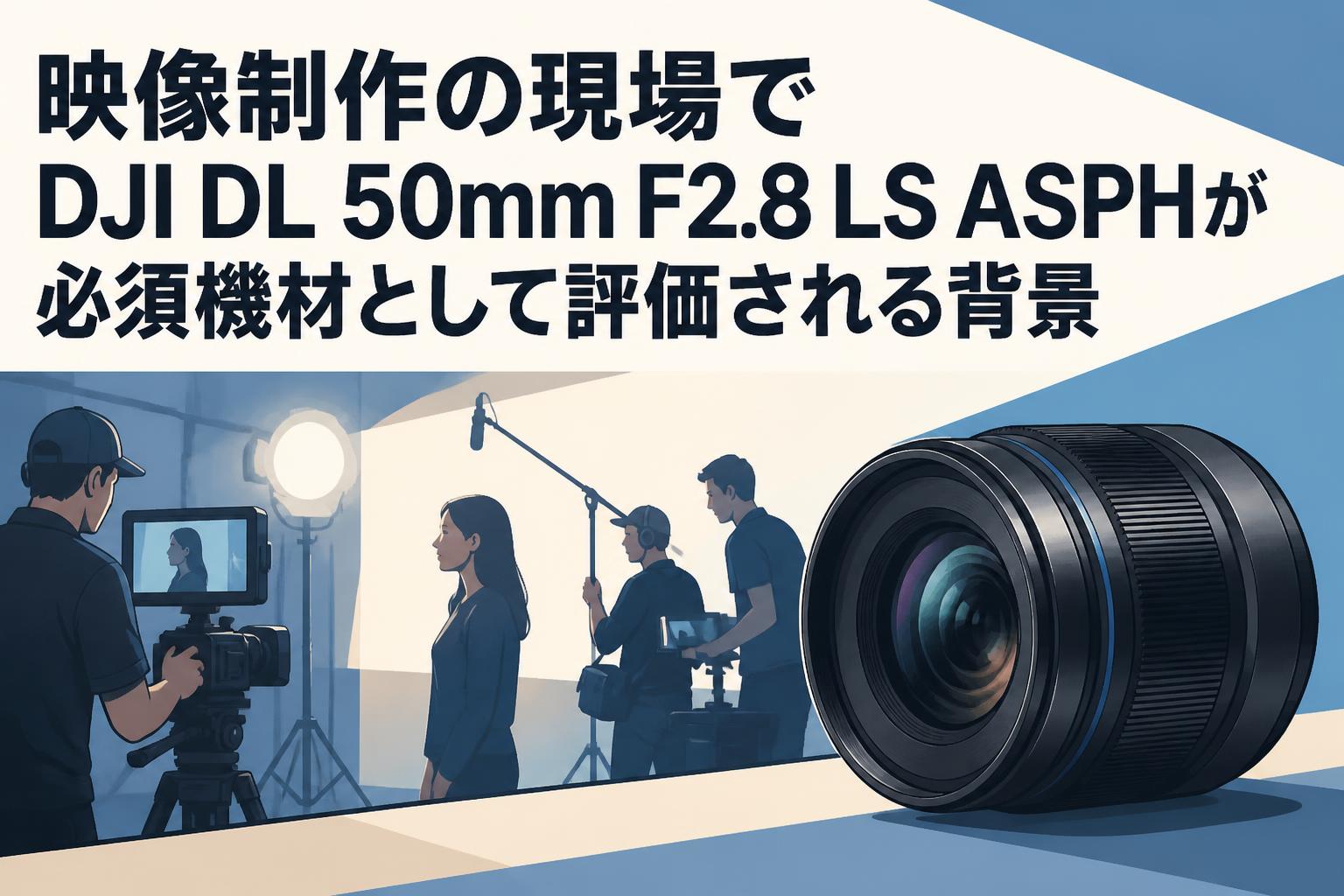 映像制作の現場でDJI DL 50mm F2.8 LS ASPHが必須機材として評価される背景