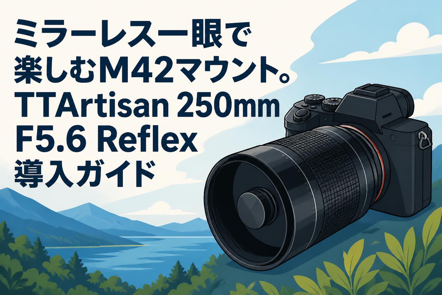 ミラーレス一眼で楽しむM42マウント。TTArtisan 250mm F5.6 Reflex導入ガイド