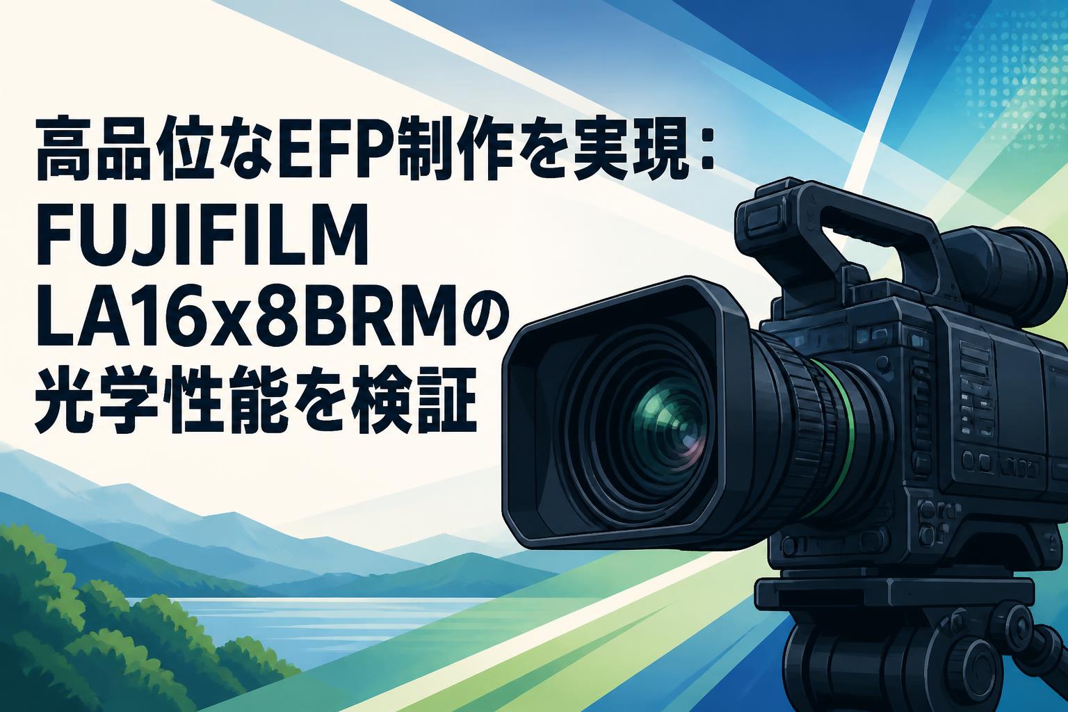 高品位なEFP制作を実現：FUJIFILM LA16x8BRMの光学性能を検証