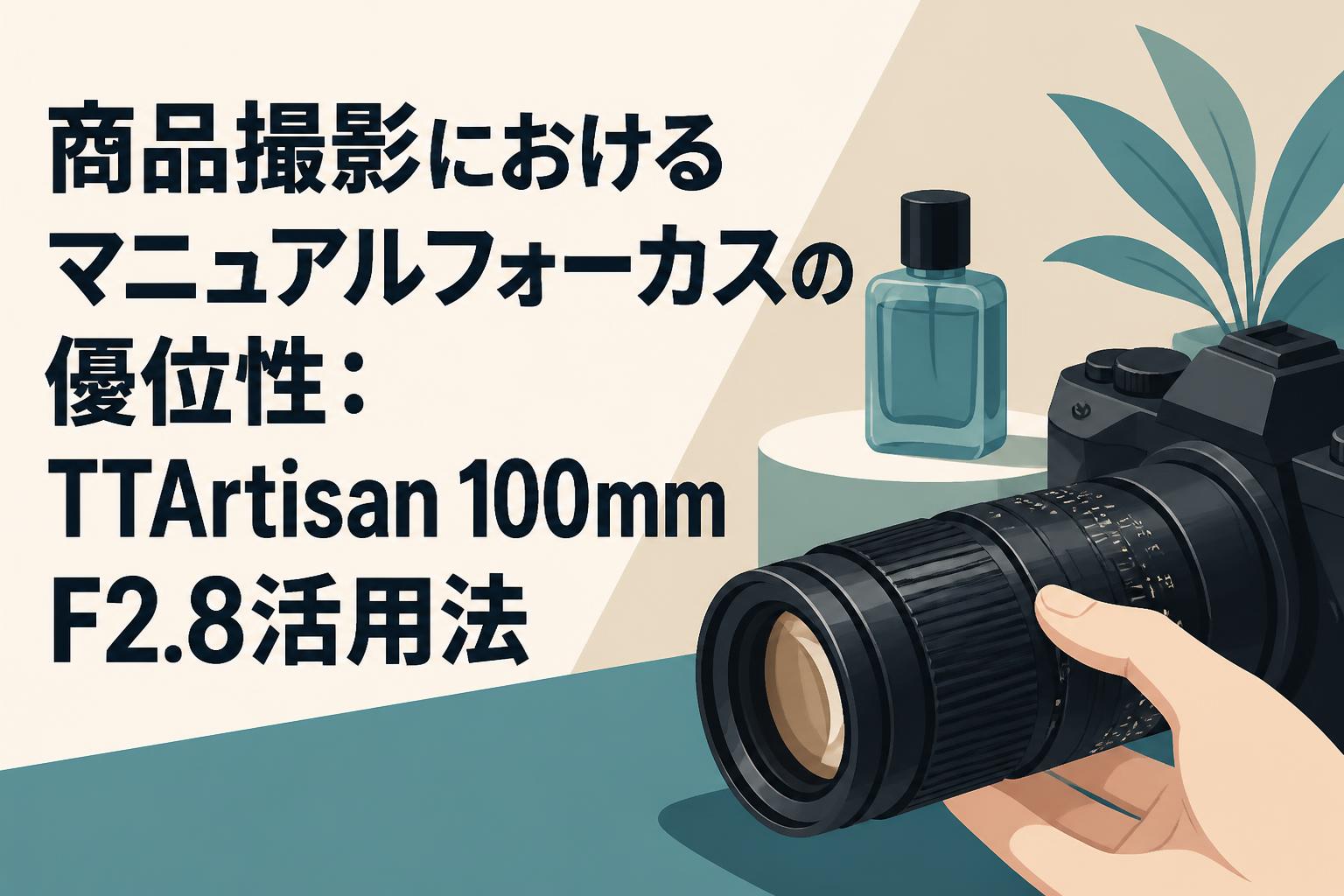 商品撮影におけるマニュアルフォーカスの優位性：TTArtisan 100mm F2.8活用法