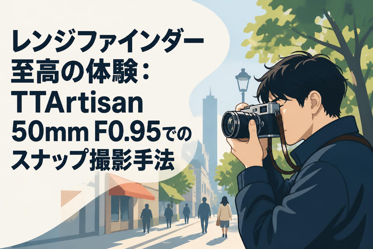 レンジファインダー至高の体験：TTArtisan 50mm F0.95でのスナップ撮影手法