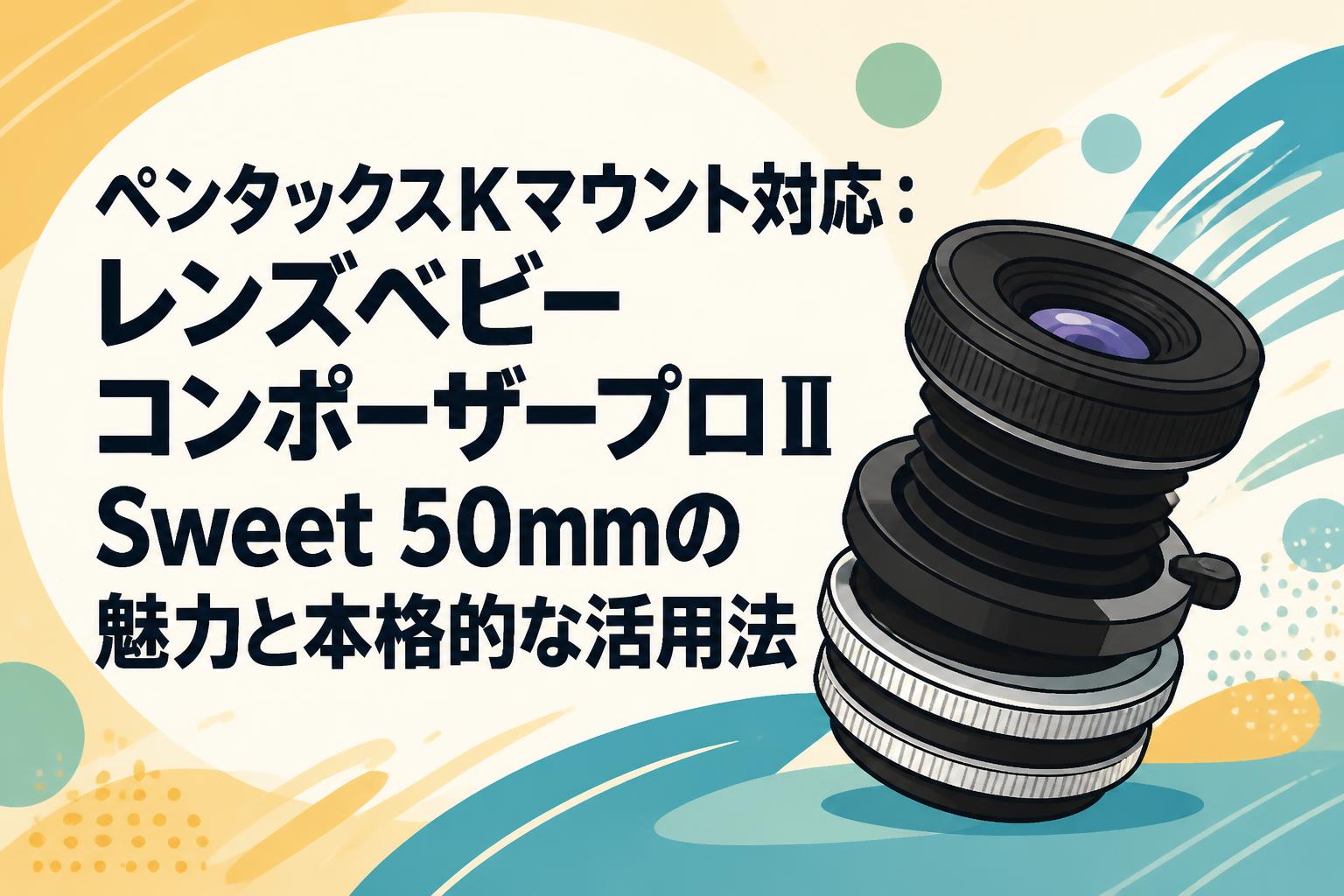 ペンタックスKマウント対応：レンズベビー コンポーザープロⅡ Sweet 50mmの魅力と本格的な活用法