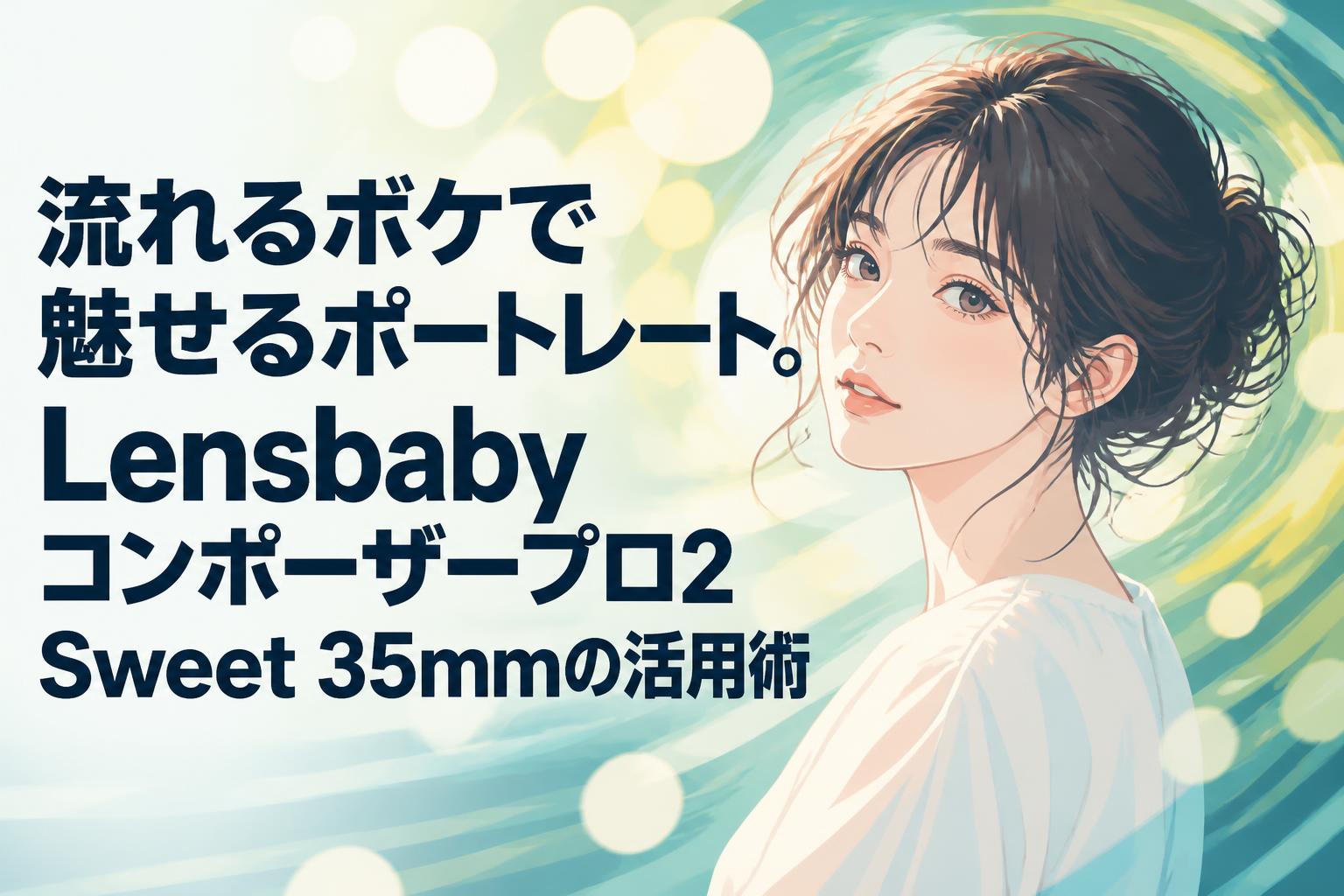 流れるボケで魅せるポートレート。Lensbaby コンポーザープロ2 Sweet 35mmの活用術