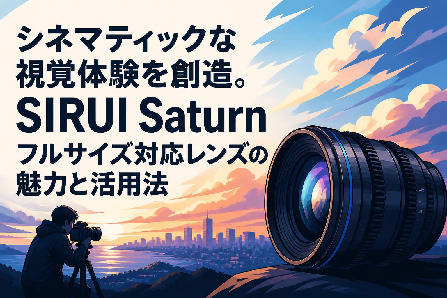 シネマティックな視覚体験を創造。SIRUI Saturn フルサイズ対応レンズの魅力と活用法