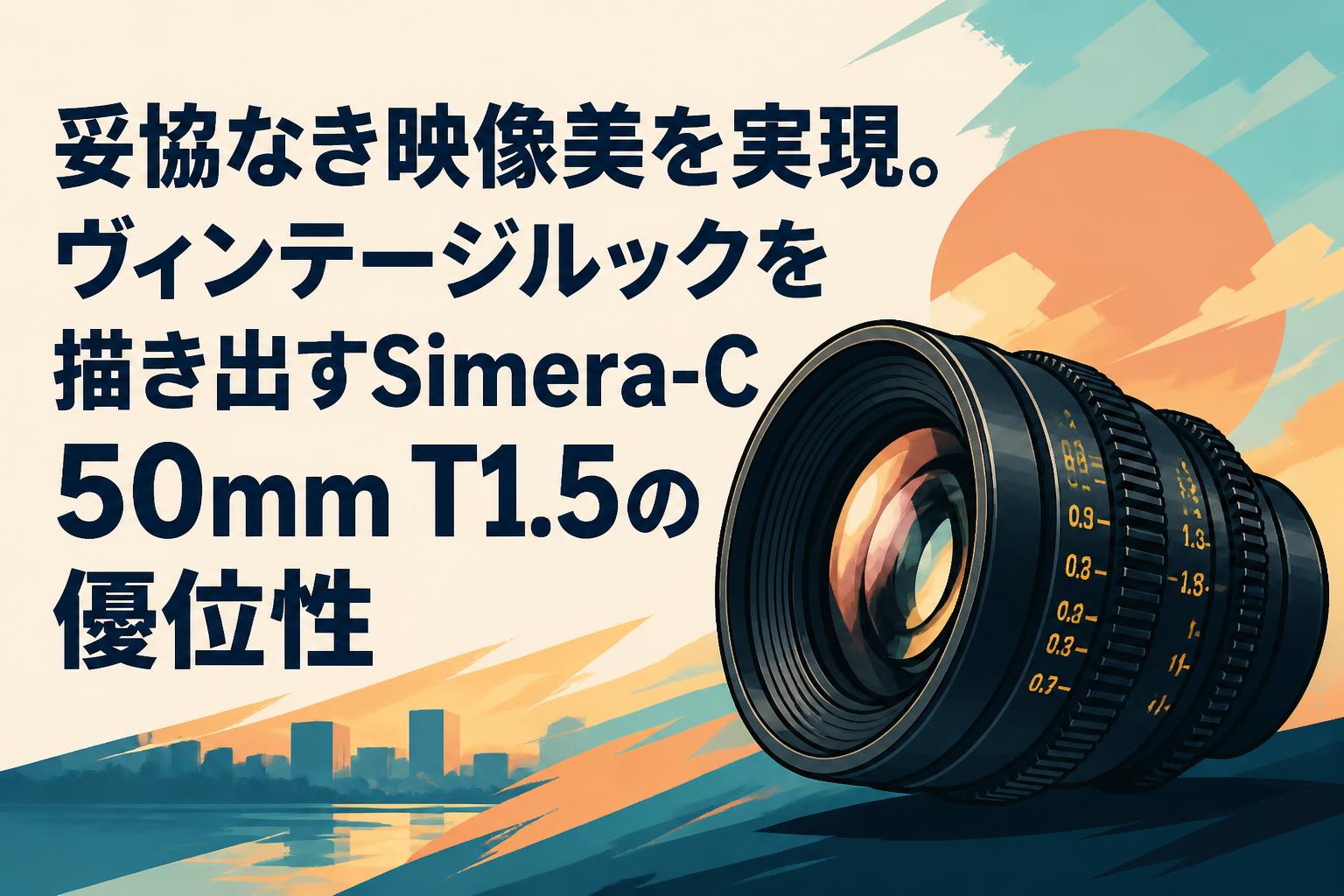 妥協なき映像美を実現。ヴィンテージルックを描き出すSimera-C 50mm T1.5の優位性