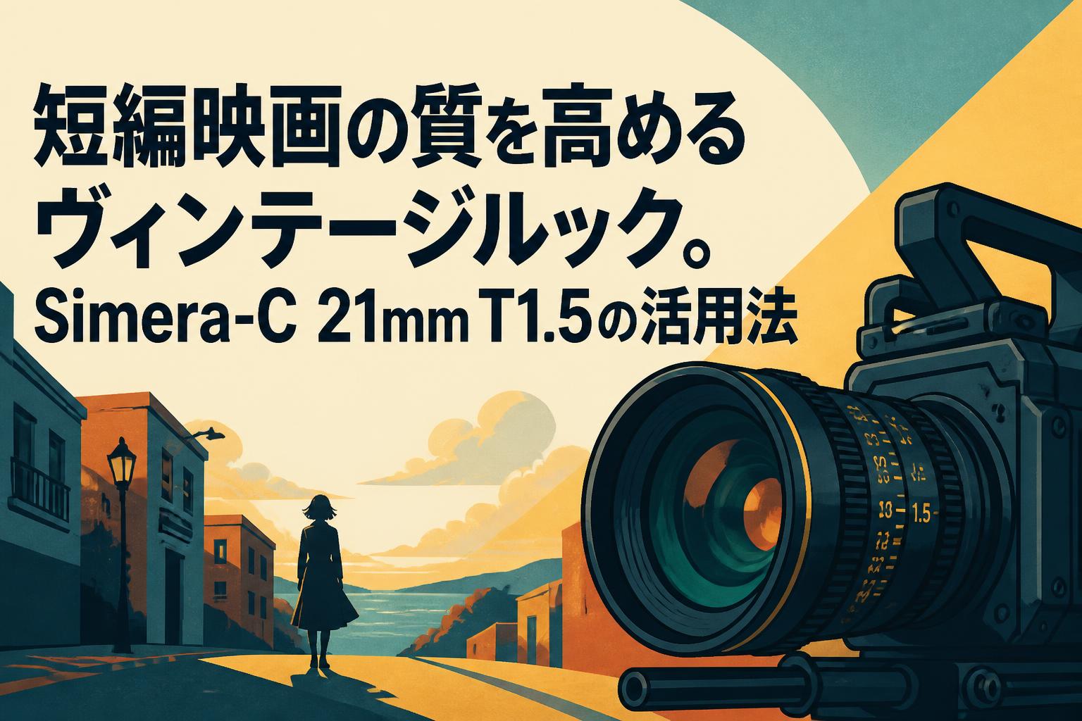 短編映画の質を高めるヴィンテージルック。Simera-C 21mm T1.5の活用法