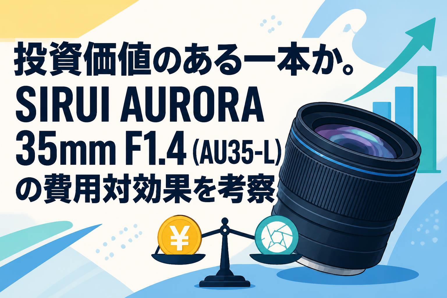 投資価値のある一本か。SIRUI AURORA 35mm F1.4 (AU35-L) の費用対効果を考察