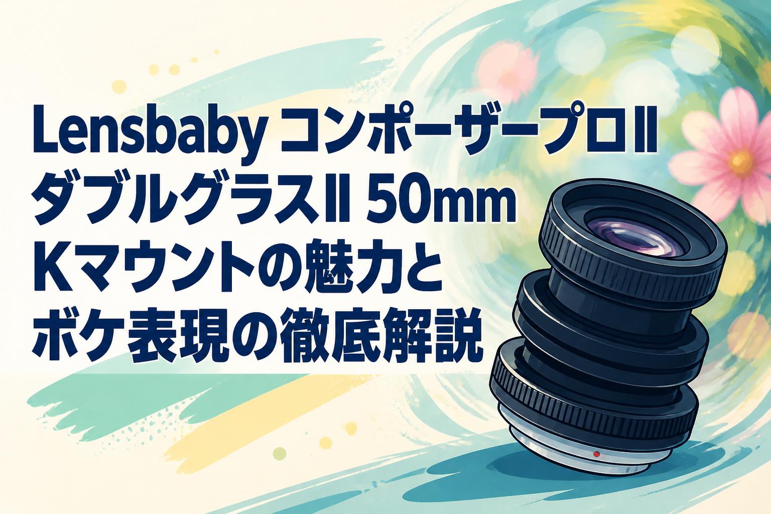 Lensbaby コンポーザープロⅡ ダブルグラスⅡ 50mm Kマウントの魅力とボケ表現の徹底解説