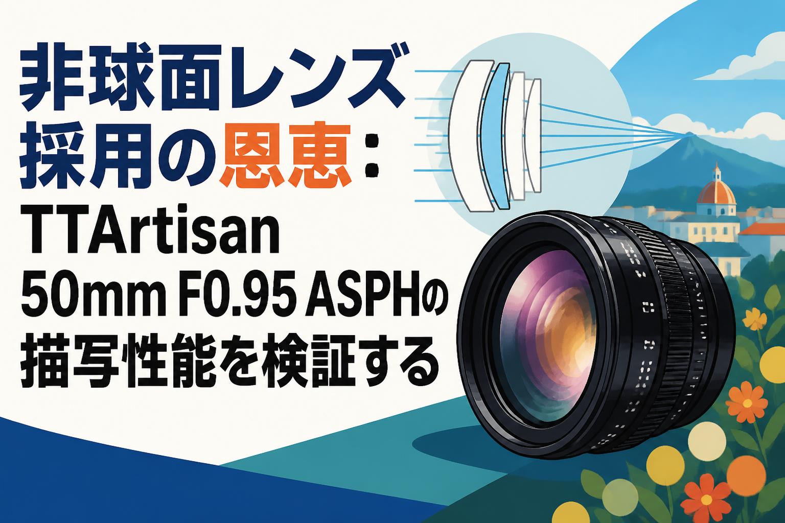 非球面レンズ採用の恩恵：TTArtisan 50mm F0.95 ASPHの描写性能を検証する