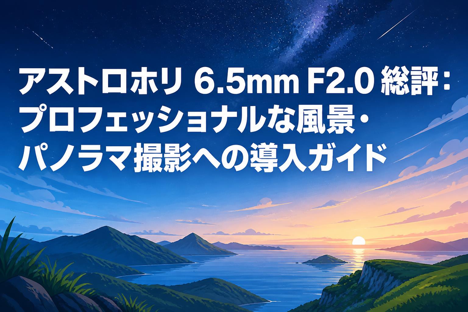アストロホリ 6.5mm F2.0 総評：プロフェッショナルな風景・パノラマ撮影への導入ガイド
