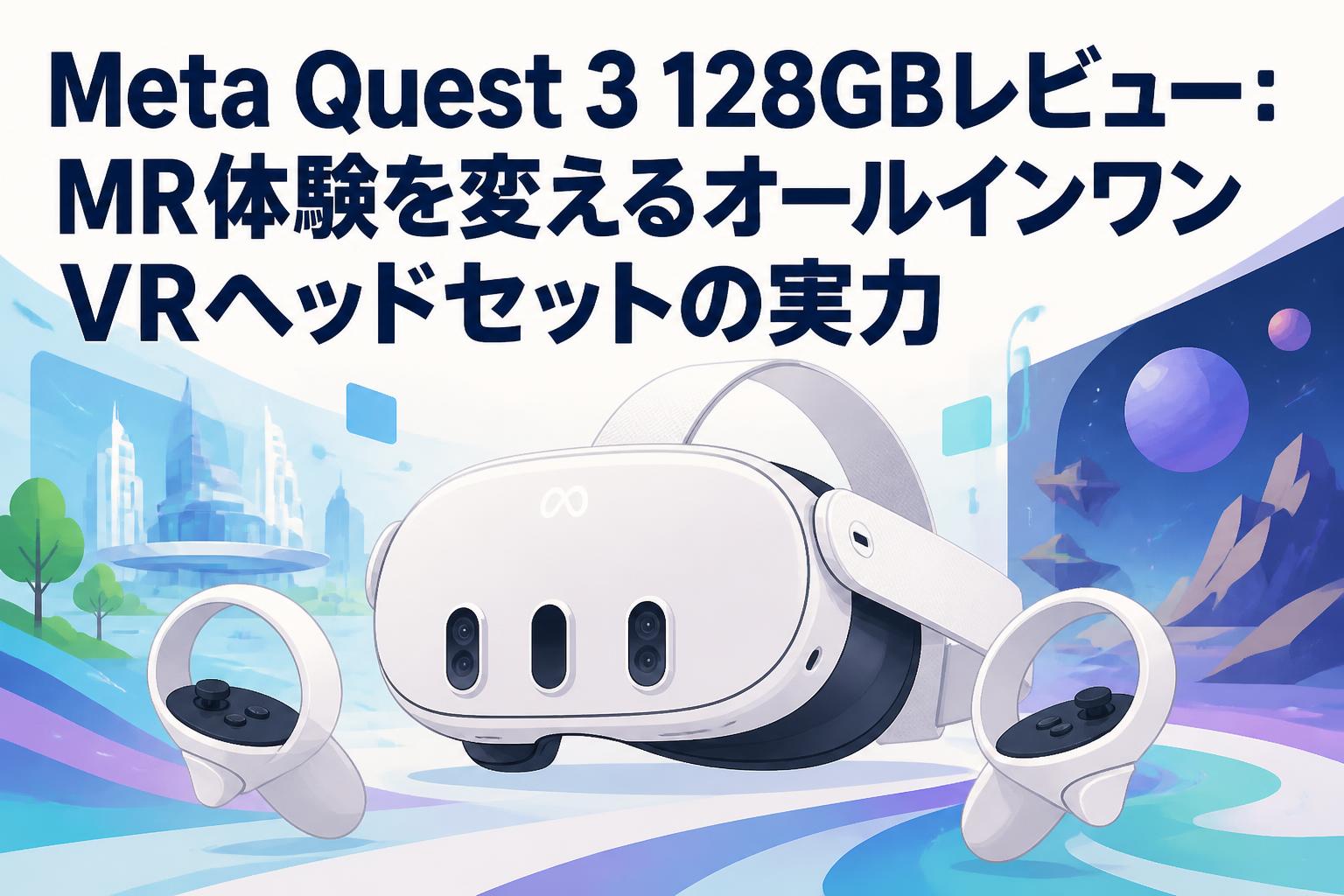 Meta Quest 3 128GBレビュー：MR体験を変えるオールインワンVRヘッドセットの実力