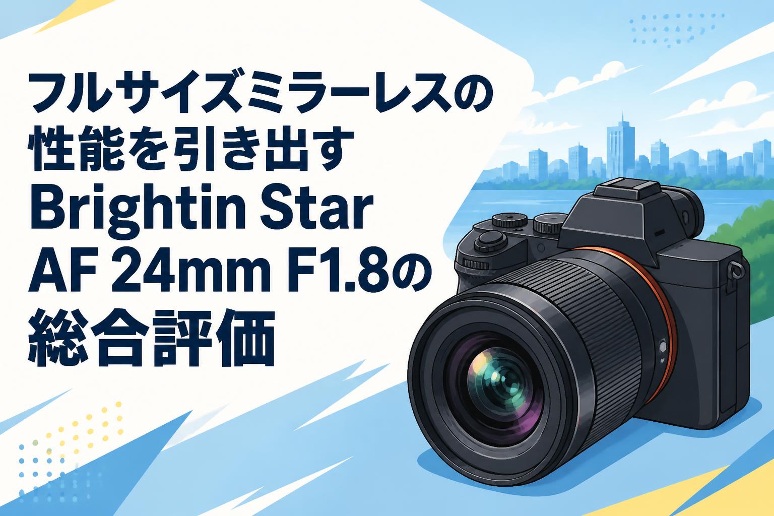 フルサイズミラーレスの性能を引き出すBrightin Star AF 24mm F1.8の総合評価