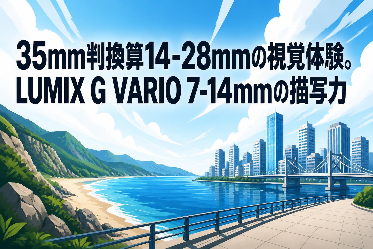 35mm判換算14-28mmの視覚体験。LUMIX G VARIO 7-14mmの描写力