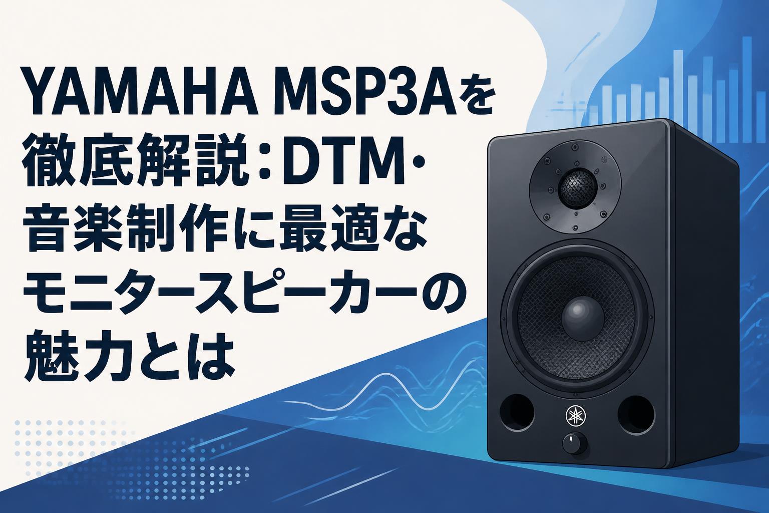 YAMAHA MSP3Aを徹底解説：DTM・音楽制作に最適なモニタースピーカーの魅力とは