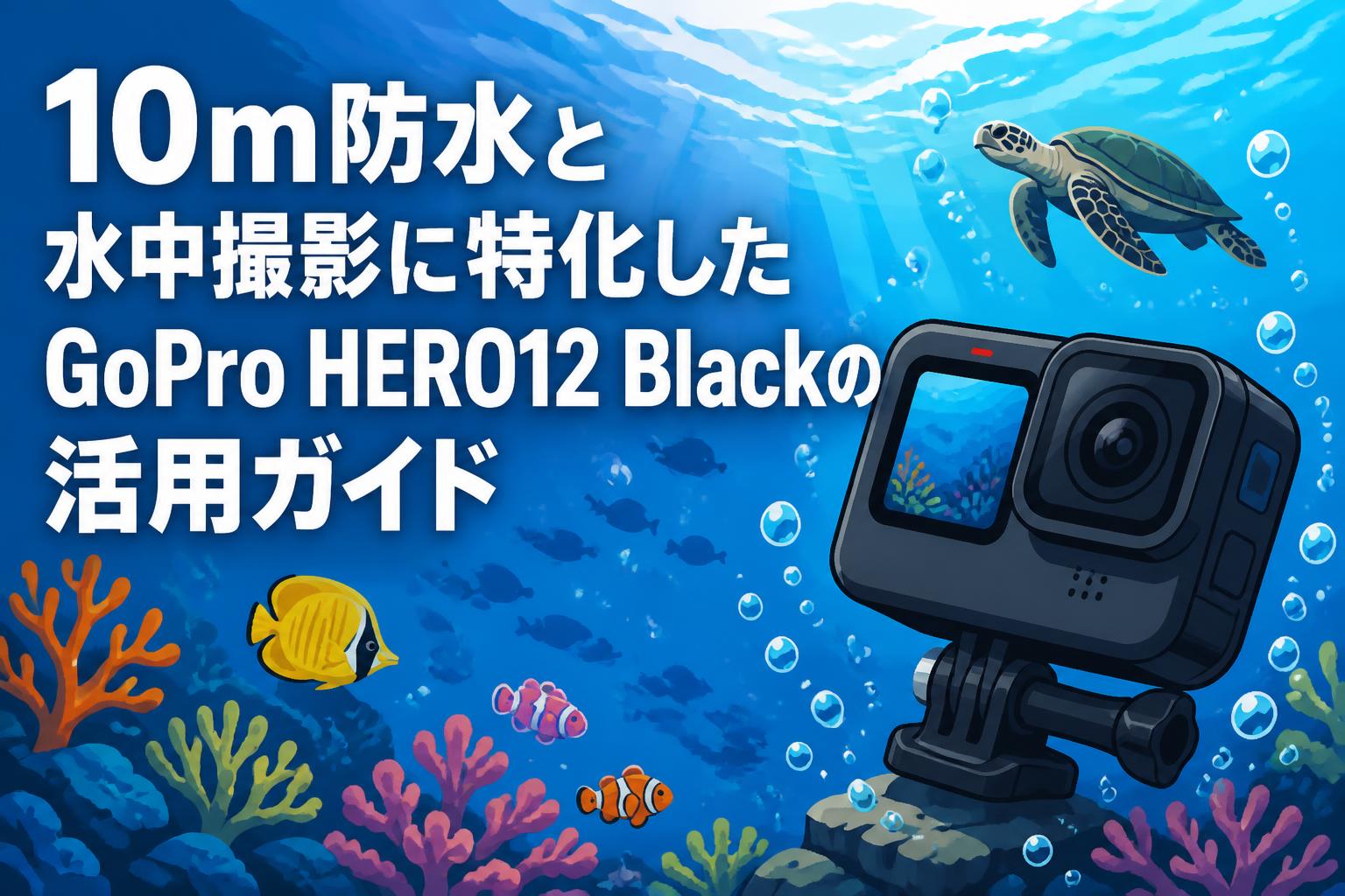 10m防水と水中撮影に特化したGoPro HERO12 Blackの活用ガイド