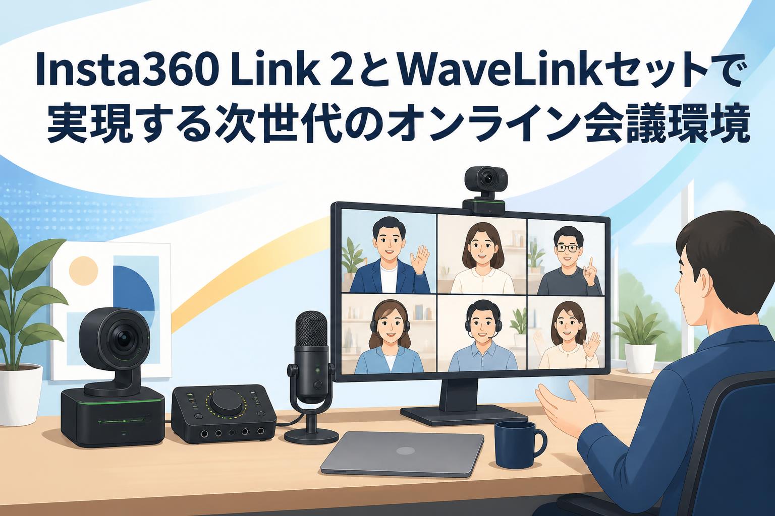 Insta360 Link 2とWaveLinkセットで実現する次世代のオンライン会議環境