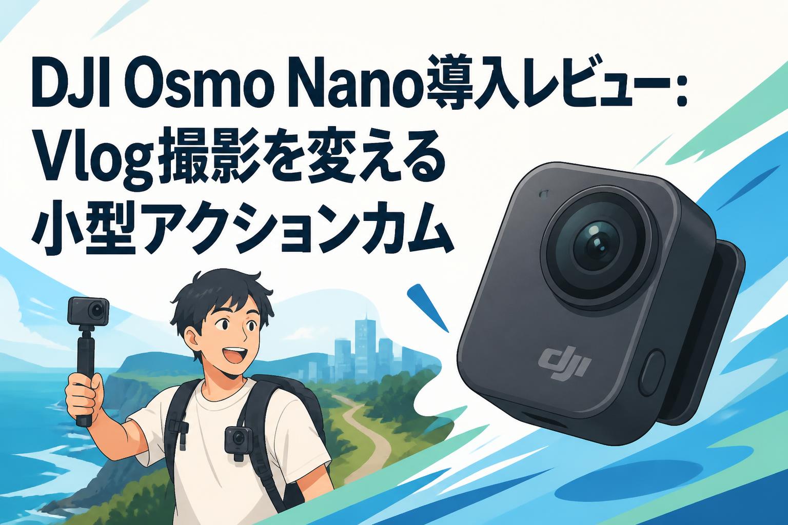 DJI Osmo Nano導入レビュー：Vlog撮影を変える小型アクションカム