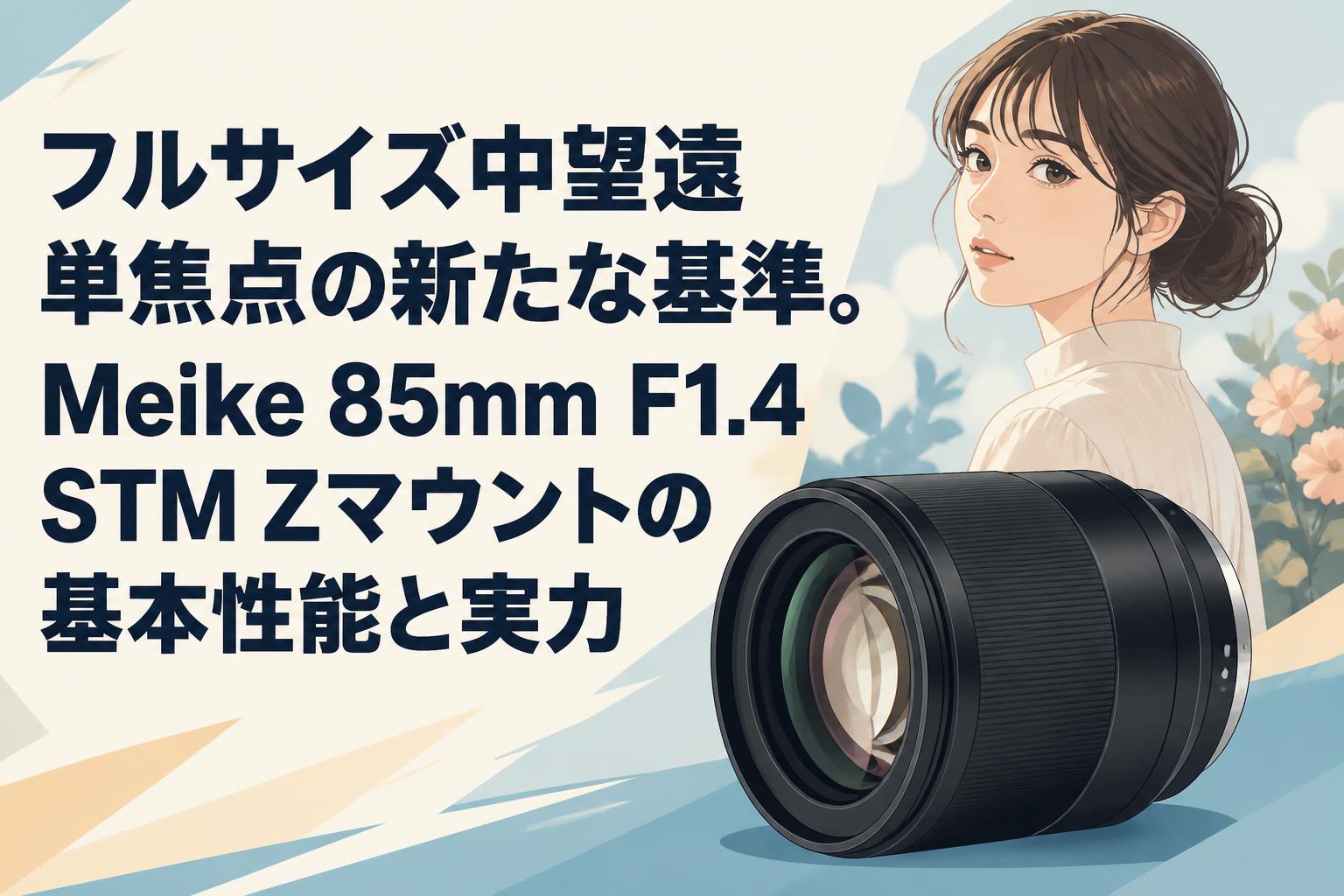 フルサイズ中望遠単焦点の新たな基準。Meike 85mm F1.4 STM Zマウントの基本性能と実力