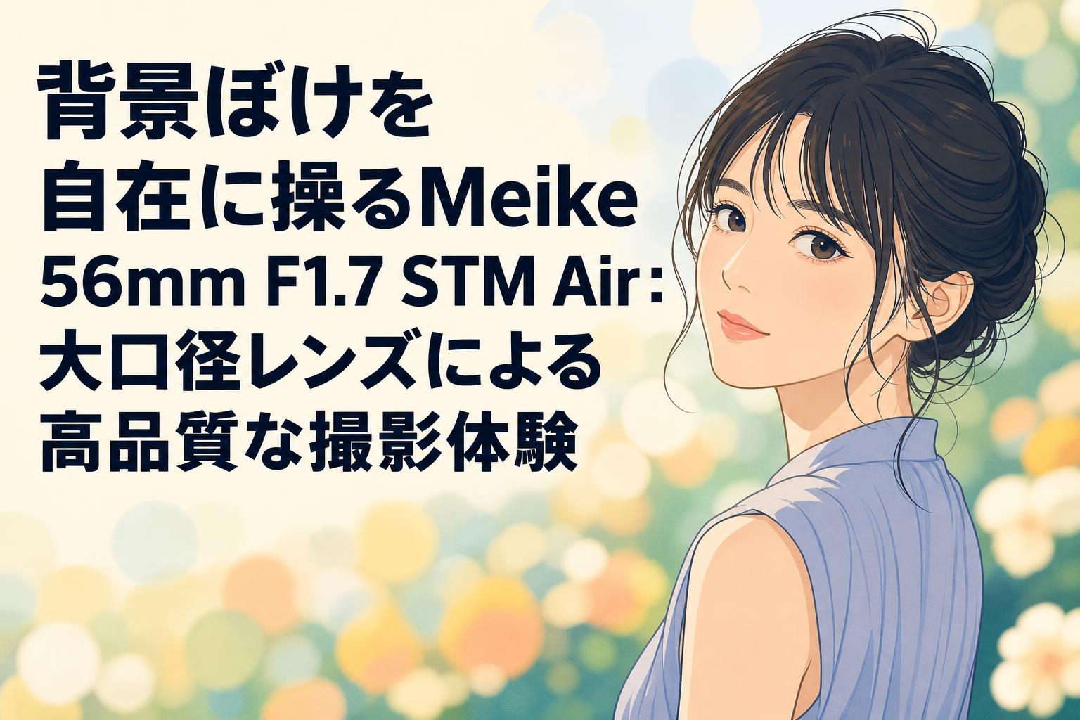 背景ぼけを自在に操るMeike 56mm F1.7 STM Air：大口径レンズによる高品質な撮影体験