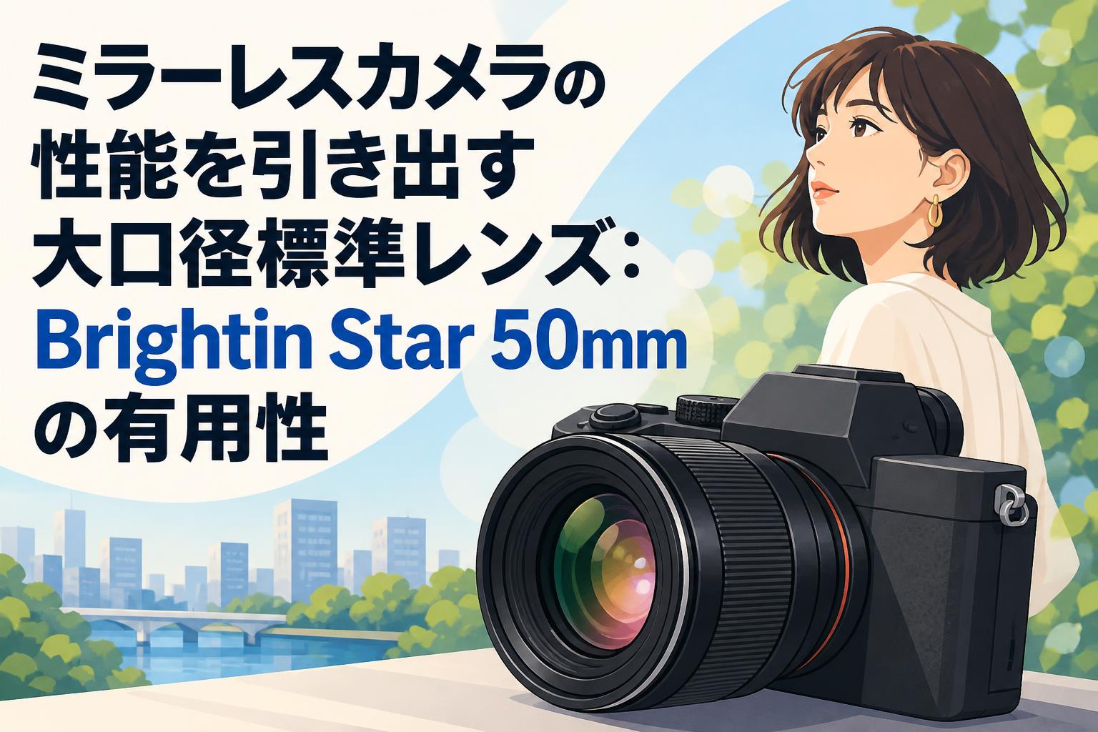 ミラーレスカメラの性能を引き出す大口径標準レンズ：Brightin Star 50mmの有用性