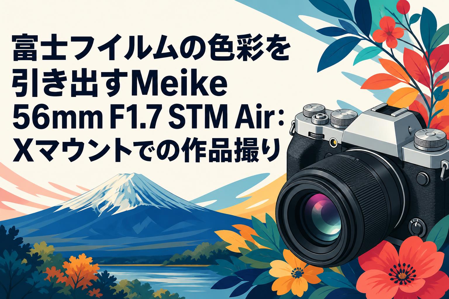富士フイルムの色彩を引き出すMeike 56mm F1.7 STM Air：Xマウントでの作品撮り