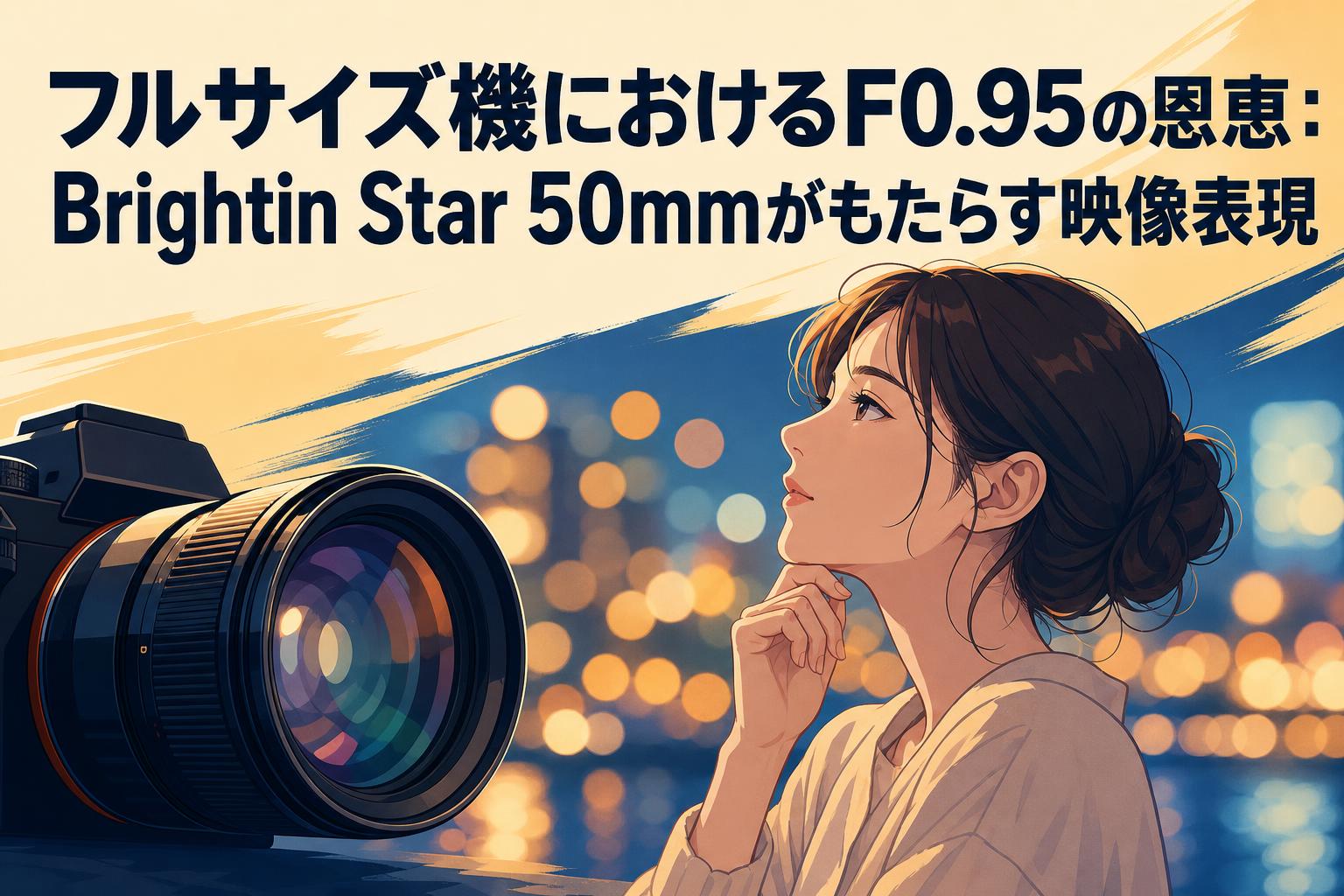 フルサイズ機におけるF0.95の恩恵：Brightin Star 50mmがもたらす映像表現