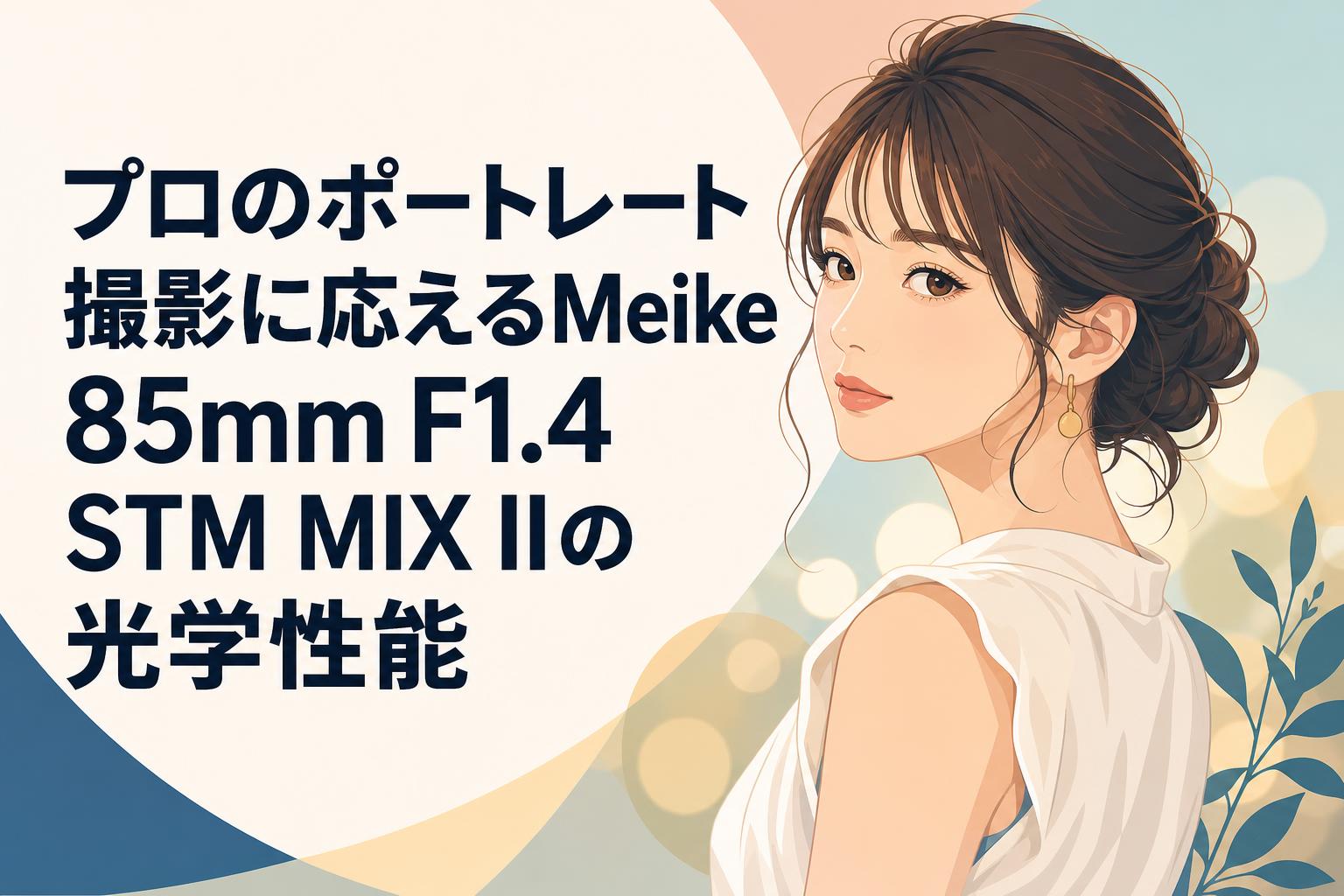 プロのポートレート撮影に応えるMeike 85mm F1.4 STM MIX IIの光学性能