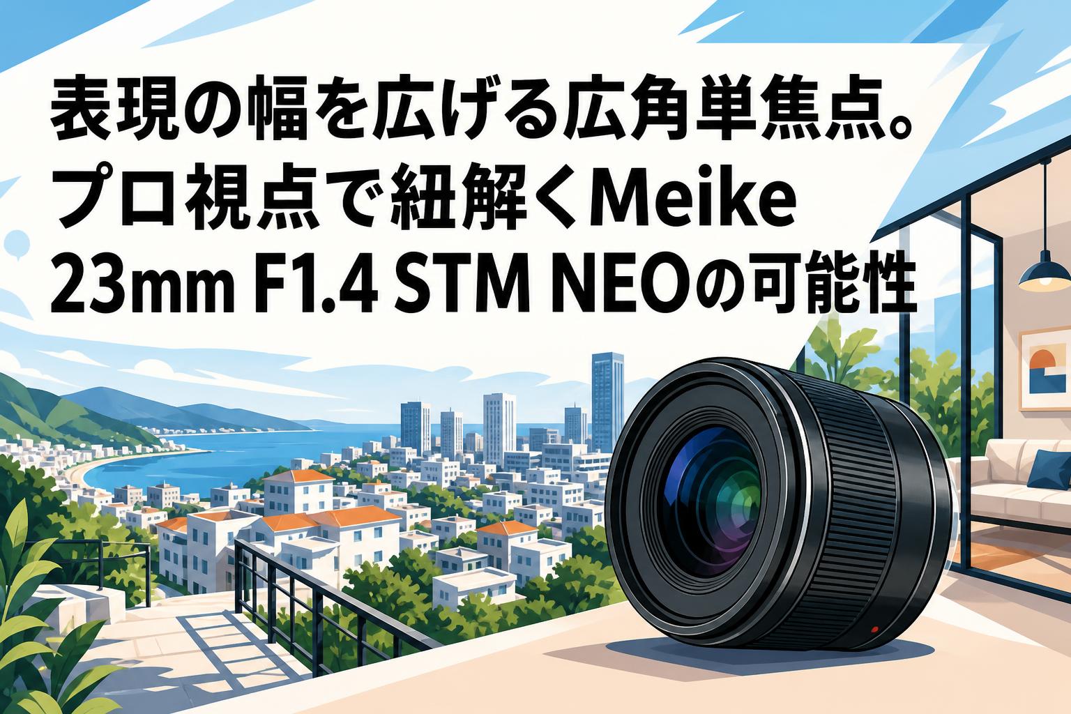 表現の幅を広げる広角単焦点。プロ視点で紐解くMeike 23mm F1.4 STM NEOの可能性