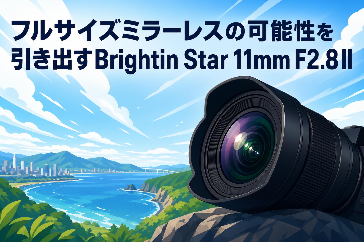 フルサイズミラーレスの可能性を引き出すBrightin Star 11mm F2.8 II