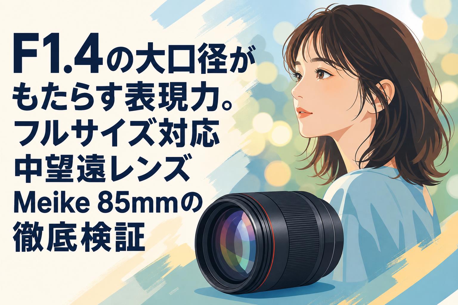 F1.4の大口径がもたらす表現力。フルサイズ対応中望遠レンズMeike 85mmの徹底検証