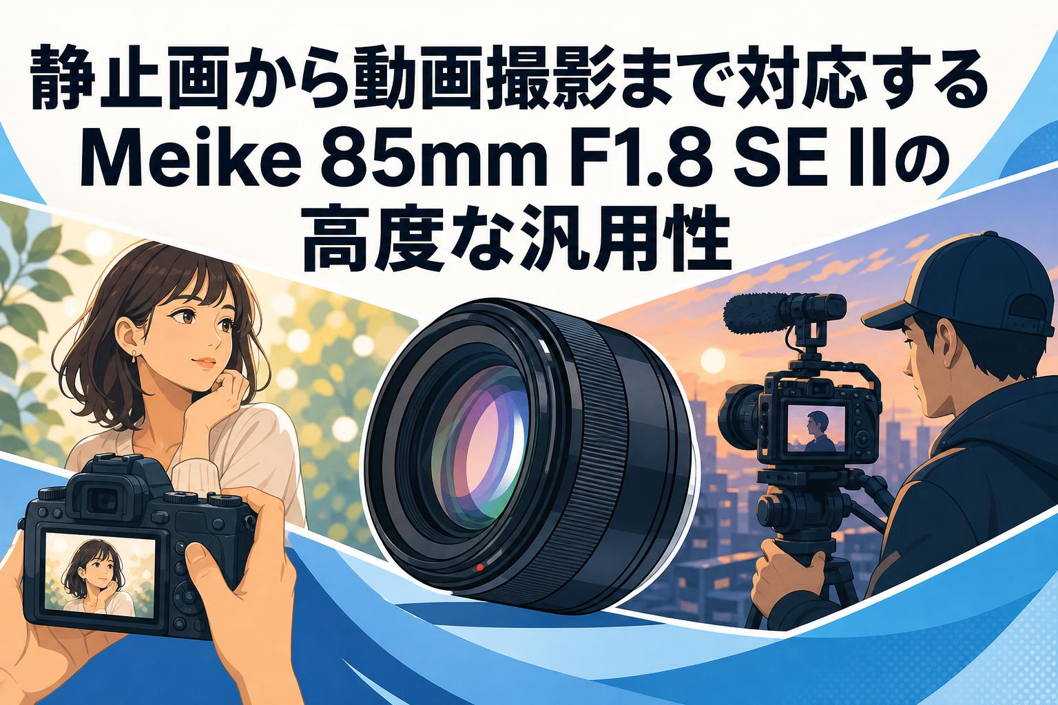 静止画から動画撮影まで対応するMeike 85mm F1.8 SE IIの高度な汎用性