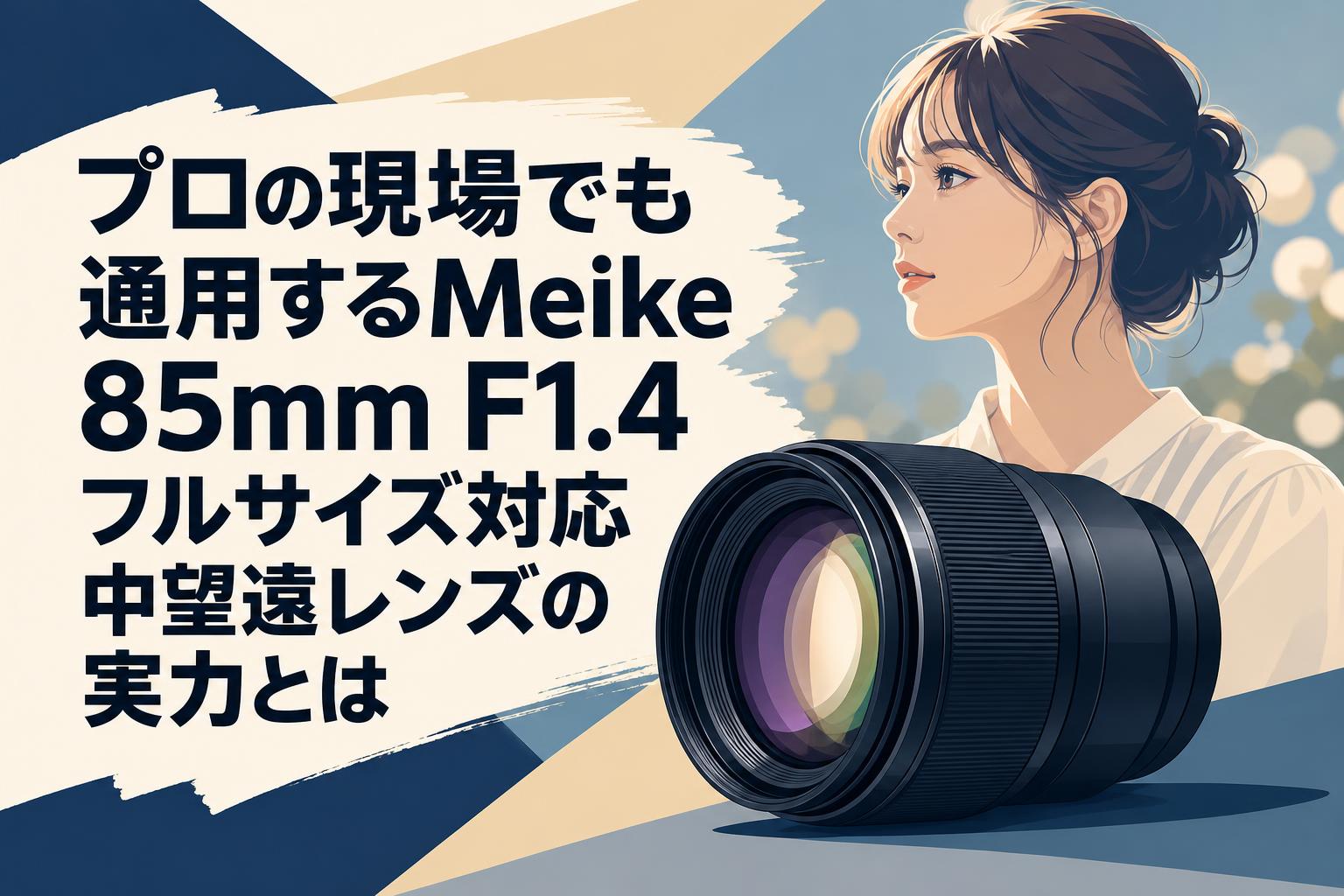 プロの現場でも通用するMeike 85mm F1.4フルサイズ対応中望遠レンズの実力とは