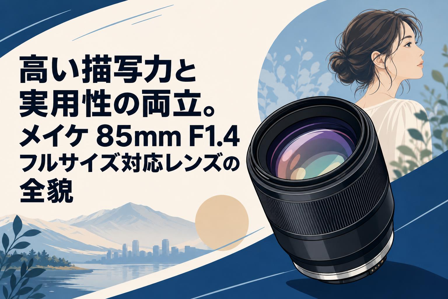 高い描写力と実用性の両立。メイケ 85mm F1.4 フルサイズ対応レンズの全貌