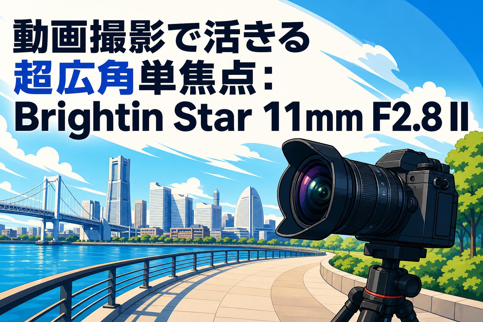 動画撮影で活きる超広角単焦点：Brightin Star 11mm F2.8 II