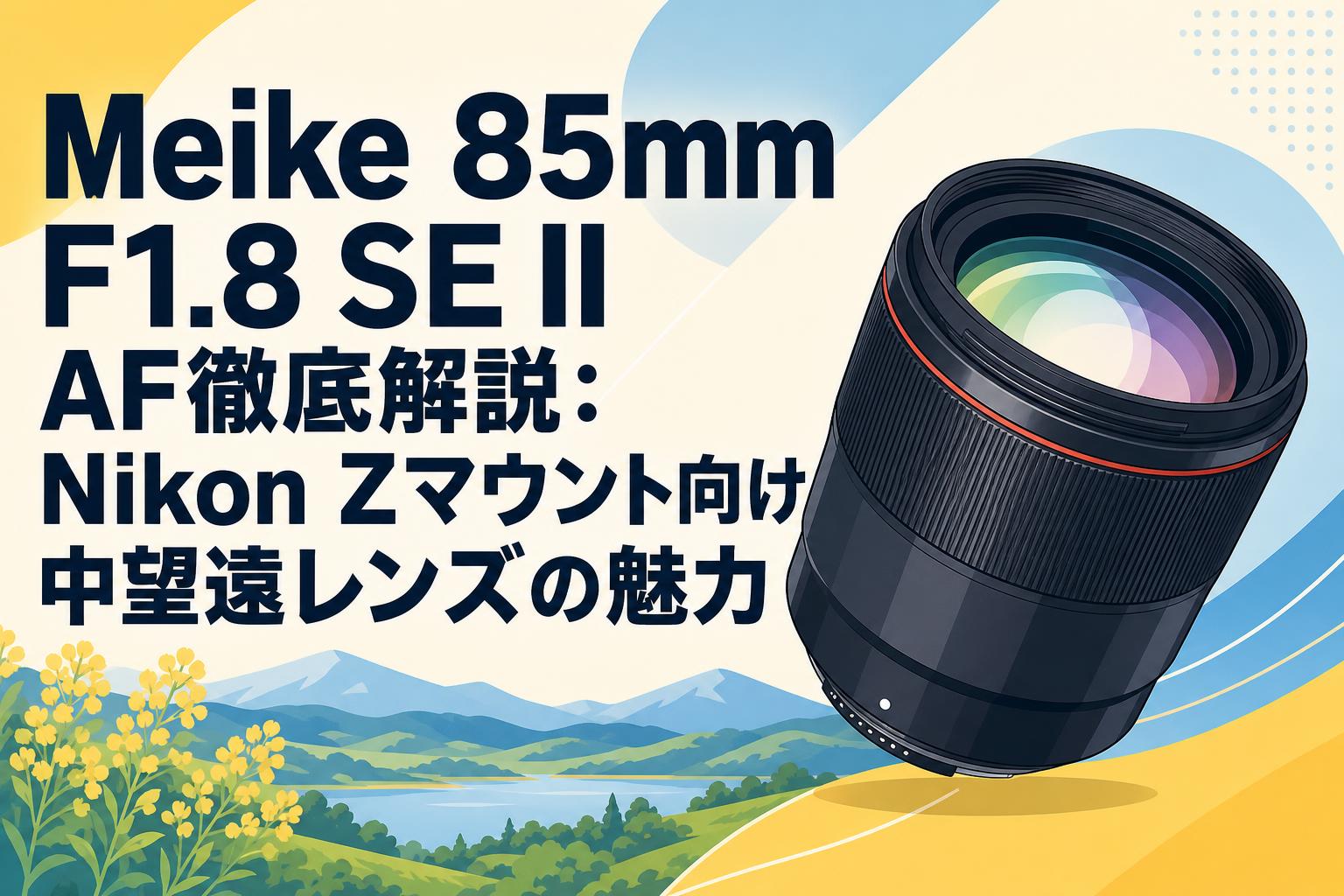 Meike 85mm F1.8 SE II AF徹底解説：Nikon Zマウント向け中望遠レンズの魅力
