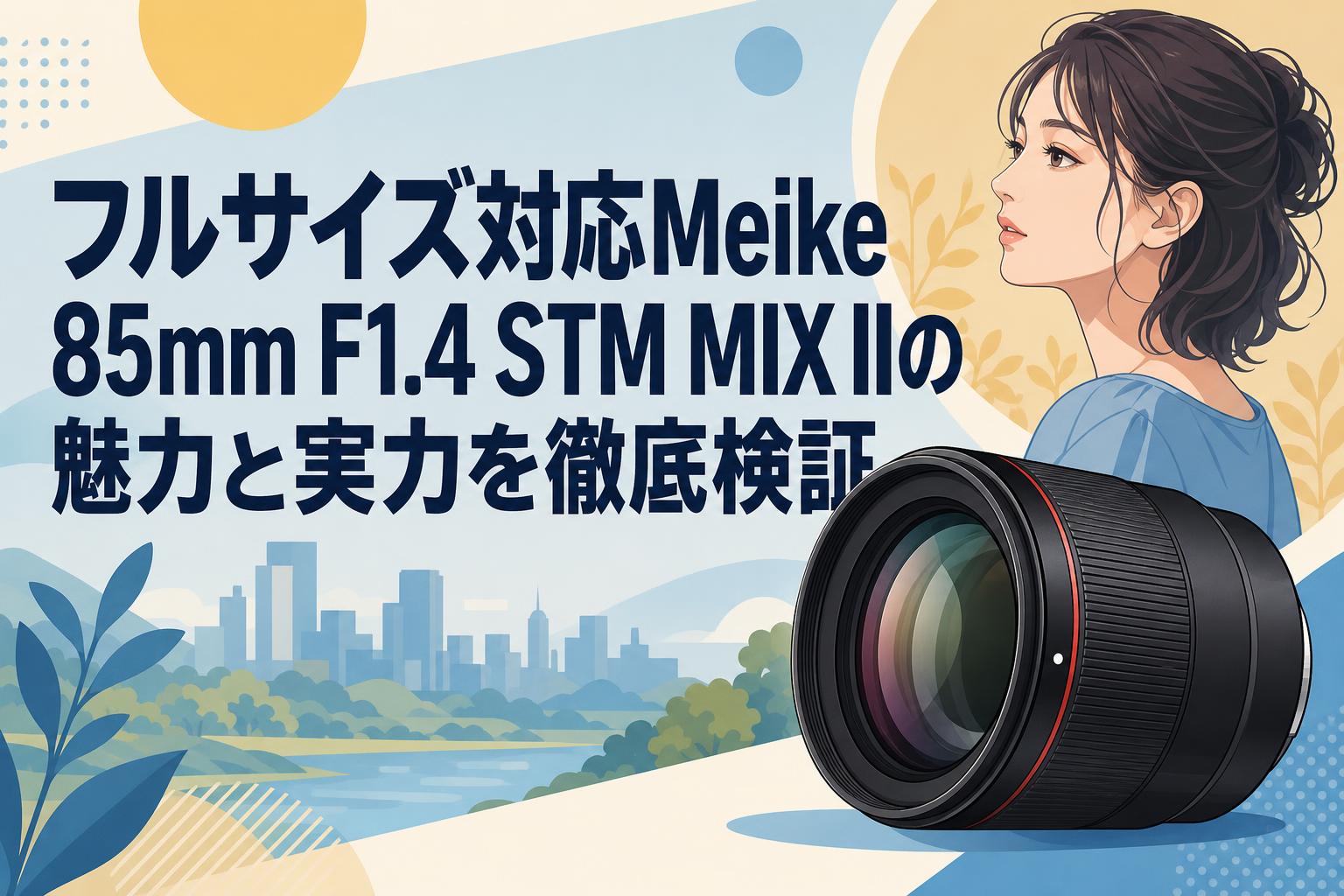 フルサイズ対応Meike 85mm F1.4 STM MIX IIの魅力と実力を徹底検証