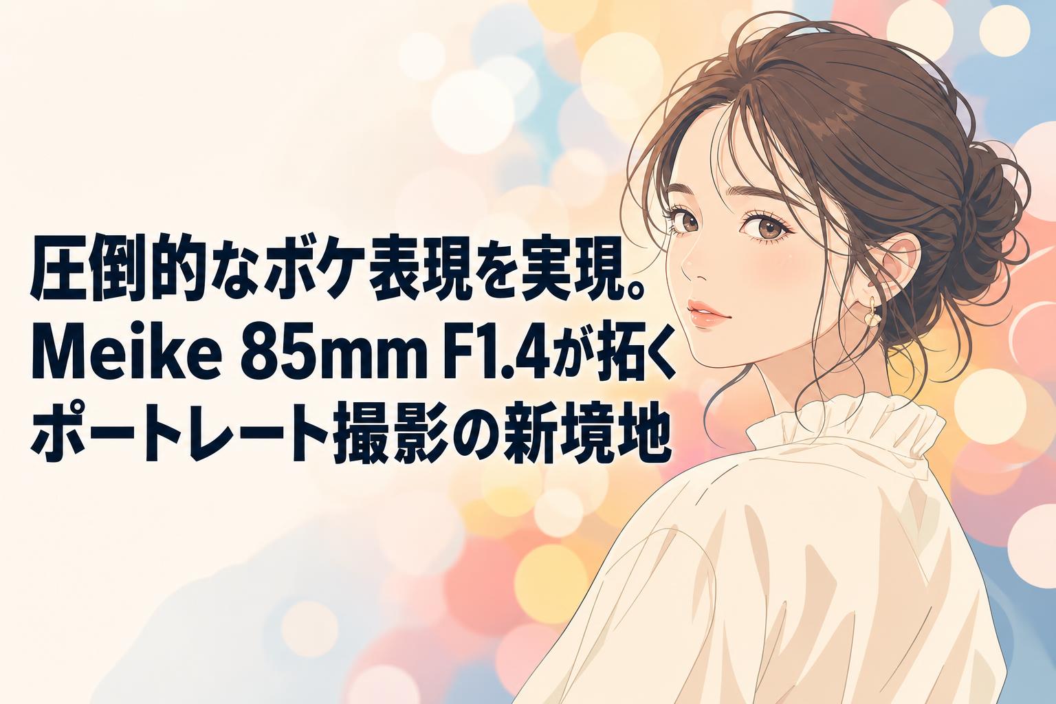 圧倒的なボケ表現を実現。Meike 85mm F1.4が拓くポートレート撮影の新境地