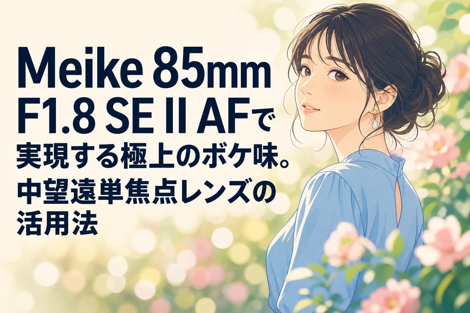 Meike 85mm F1.8 SE II AFで実現する極上のボケ味。中望遠単焦点レンズの活用法