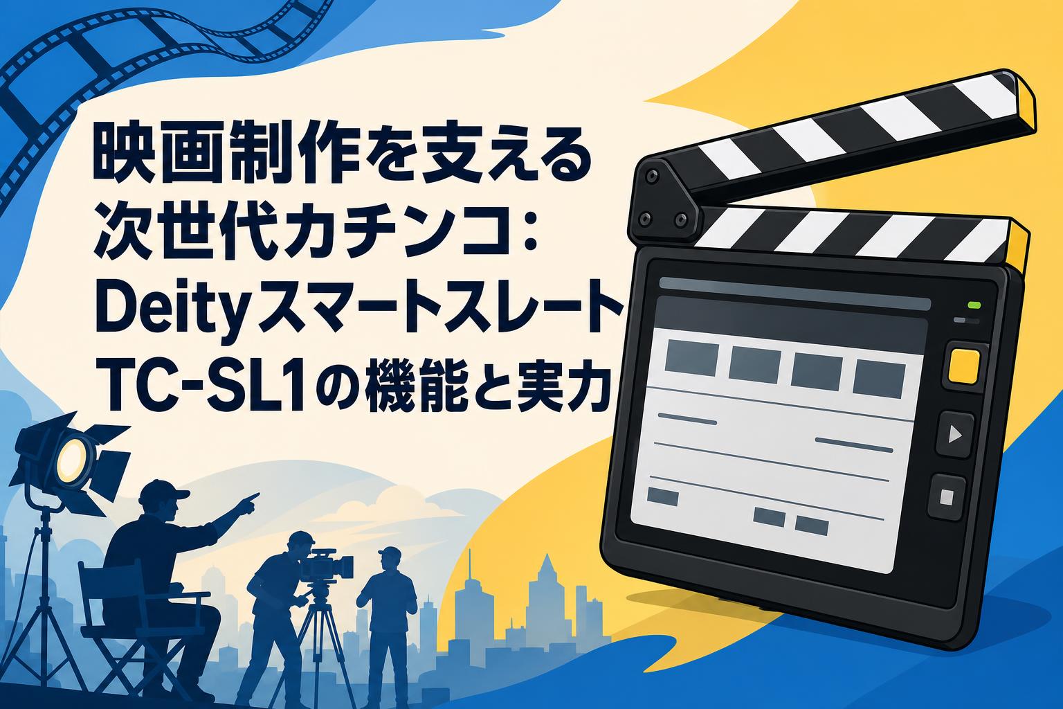 映画制作を支える次世代カチンコ：DeityスマートスレートTC-SL1の機能と実力