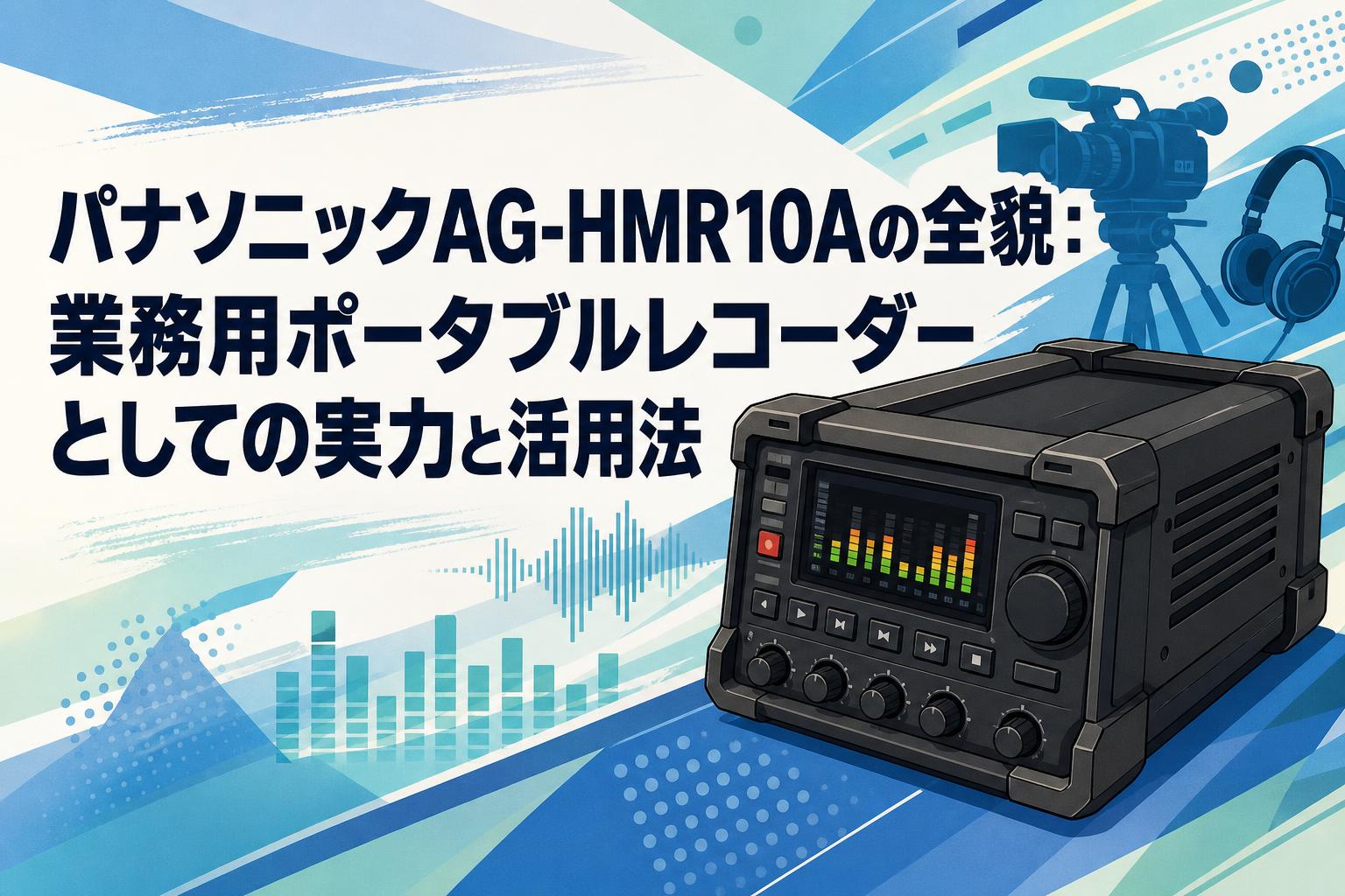 パナソニックAG-HMR10Aの全貌：業務用ポータブルレコーダーとしての実力と活用法