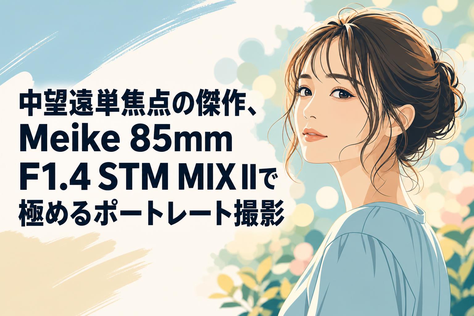 中望遠単焦点の傑作、Meike 85mm F1.4 STM MIX IIで極めるポートレート撮影