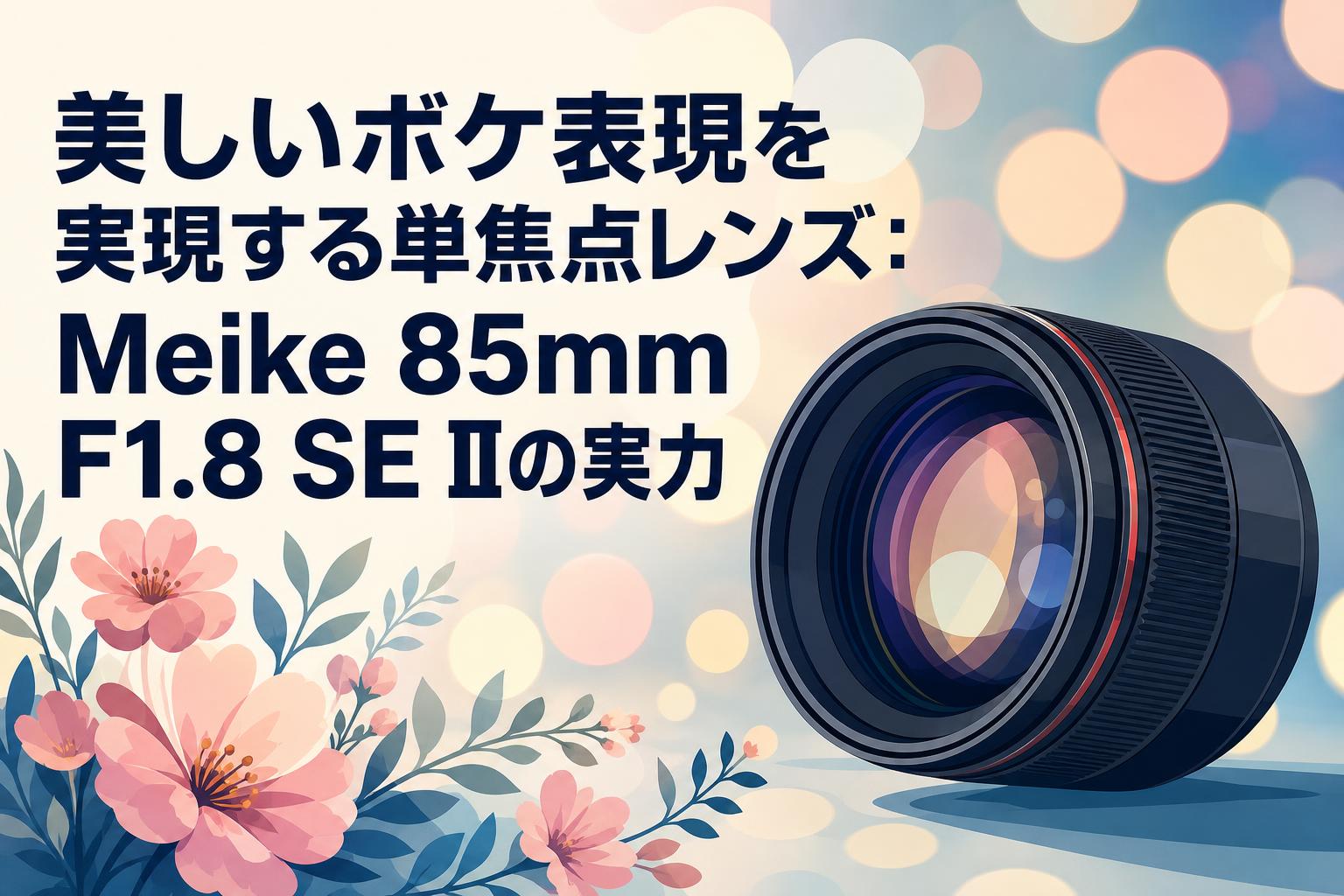 美しいボケ表現を実現する単焦点レンズ：Meike 85mm F1.8 SE IIの実力